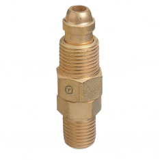 WESTERN ENTERPRISES 312-AW-427, Inert Arc Hose and Torch Adaptor, 200 psig, Brass, B-Size 5/8 in-18 