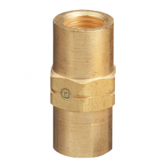 WESTERN ENTERPRISES 312-AW-431, Inert Arc Hose Coupler, 200 psig, Brass, B-Size 5/8 in-18 RH (F)