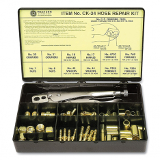 WESTERN ENTERPRISES 312-CK-24, Hose Repair Kit, A-Size/B-Size Nuts, B-Size Fittings, 3/16 in Hose ID
