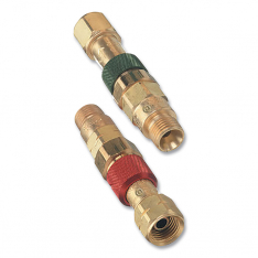 WESTERN ENTERPRISES 312-QDB100, Quick Connect Component, Male Plug, Brass, Oxygen