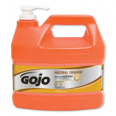 Gojo 315-0945-04, NATURAL* ORANGE Smooth Hand Cleaner, 1 gal, Pump Bottle