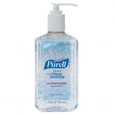 Purell 315-3659-12, Advanced Hand Sanitizer Gel, Table Top Pump Bottle, 12 fl oz, Citrus
