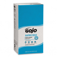 Gojo 315-7572-02, SUPRO MAX Heavy-Duty Hand Cleaner, 5000 mL, Film Bag with Dispensing Valve, Refill