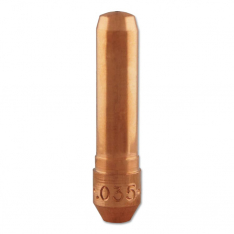 BERNARD 360-T-035, Centerfire MIG Contact Tip, 0.035 in Wire, T-035, Non-Threaded, Tapered Base