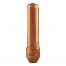 BERNARD 360-T-045, Centerfire MIG Contact Tip, 0.045 in Wire, T-045, Non-Threaded, Tapered Base