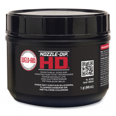 WELD-AID 388-007094, NOZZLE-DIP HD Anti-Spatter, 32 oz Jar, Amber