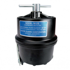 MOTORGUARD 396-M-26, Compressed Air Filter, 1/4 in (NPT), Sub-Micronic, For Use with Plasma Machines