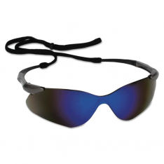 KLEENGUARD™ 20471, NEMESIS VL SAFETY GLASSES GUNMETAL FRAME BLUE MI