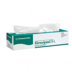 KIMTECH 412-34256, 15"X17" KIMWIPES EX-L WIPES WHITE 140/B