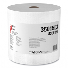 KIMBERLY-CLARK PROFESSIONAL 412-35015, WHITE WYPALL X50 WIPER 9.8"X13.4" (ROLL/1100 SH)