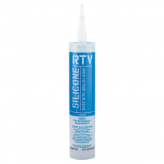 WHITE LIGHTNING 425-WL099110C, Contractor RTV Silicone Sealant, 10 oz, Cartridge, Clear