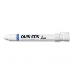 MARKAL® 61051, QUIK STIK ALL PUR SOLIDPAINT MARKER WHITE