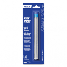 Markal 434-96007, Silver-Streak Metal Marker Refill, 1/16 in tip, Round, Silver