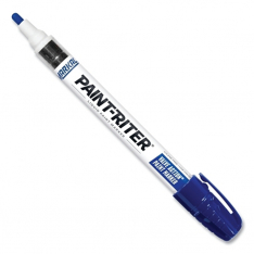 Markal 434-96825, PAINT-RITER VALVE ACTION Paint Marker, Blue, 1/8 in Tip, Medium