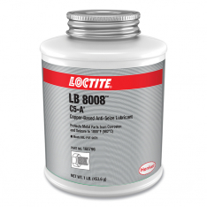 Loctite 442-160796, LB 8008 C5-A Copper Based Anti-Seize Lubricant, 1 lb Brush Top Can
