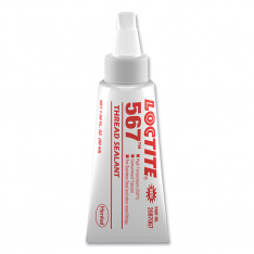 Loctite 442-2087067, 567 PST Thread Sealant, High Temperature, 50 mL Tube, Off-White
