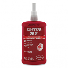 Loctite 442-231926, 262 Threadlocker, Medium to High Strength, 10 ml, Red