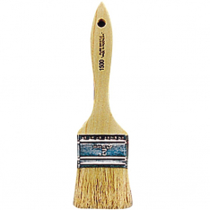 LINZER 449-1500-1, White Chinese Bristle Paint Brush, 5/16 in Thick x 1 in W, Wood Handle