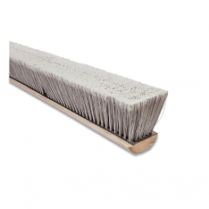 Magnolia Brush 455-3724, Silver Flagged Tip Polystyrene Floor Brush, 3724, 3 in Trim x 24 in L, Wood
