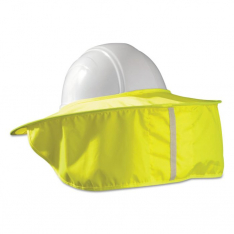 OCCUNOMIX 899-HVYS, STOWAWAY HARD HAT SHADE HIGH VISIBILITY YELLOW