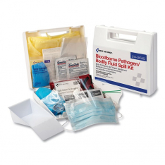 FIRST AID ONLY 214-U/FAO, 24 PIECE BLOODBORNE PATHOGEN SPILL KIT