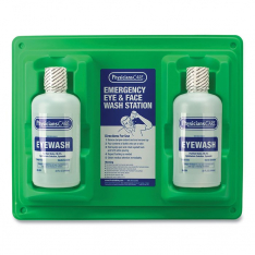 FIRST AID ONLY 24-300, 32 OZ TWIN BOTTLE EYE FLUSH STATION