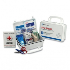 FIRST AID ONLY 6060, WEATHERPROOF PLASTIC BASIX #10 FIRST AID KIT