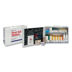 FIRST AID ONLY 6135, 2 SHELF INDUSTRIAL FIRSTAID STATION