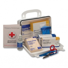 FIRST AID ONLY 6410, 10 PERSON PLASTIC FIRST-AID KIT W/EYEWASH