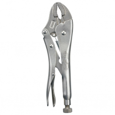 Irwin 586-10WR-3, VISE-GRIP The Original Curved Jaw Locking Plier with Wire Cutter, 10 in L, Opens t
