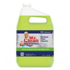 MR. CLEAN 608-02621, Mr. Clean Finished Floor Cleaner, 1 gal, Bottle, Lemon Scent