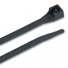Gardner Bender 623-46-308UVB, Standard Cable Ties, 75 lb Tensile Strength, 8 in, Ultraviolet Black, 