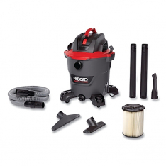 RIDGID 632-62703, NXT Wet/Dry Vacuum, 12 gal, 5.0 Peak HP, Large Drain