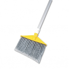 Rubbermaid Commercial 640-FG638500GRAY, Rubbermaid Angle Broom, 9-1/4 in Plastic Block, 6-3/4 in Tri