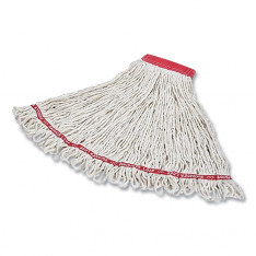 Rubbermaid Commercial 640-FGC15306WH00, Swinger Loop Wet Mop Head, 4-Ply, Large, Cotton/Synthetic Ya