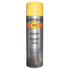Rust-Oleum 647-V2143838, High Performance V2100 System Enamel Aerosol, 15 oz Can, Safety Yellow, Glo