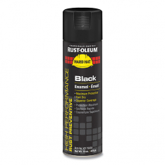 Rust-Oleum 647-V2179838, High Performance V2100 System Enamel Aerosol, 15 oz Can, Black, Gloss