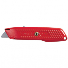 Stanley 680-10-189C, Self-Retracting Utility Knife, 5-7/8 in L, Carbon Steel, Orange