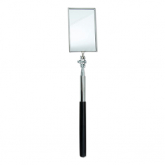 Ullman 758-K-2, Telescoping Inspection Mirror, Rectangular, 2-1/8 in W x 3-1/2 in L, 11-3/8 in L to 