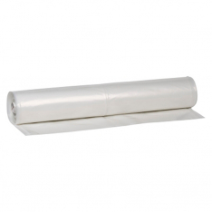 WARP BROTHERS 795-6X20-C, Poly-Cover Plastic Sheeting, 6 mil, 20 ft W x 100 ft L, Clear