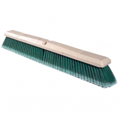 Weiler 804-42164, Perma-Sweep Floor Brush, 24 in Foam Block, 3in Trim L, Flagged Green Polystyrene