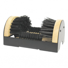 Weiler 804-44391, Boot Cleaning Brush, 9 in X 6 in Wood Block, Nylon Bristles