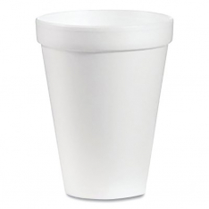 Dart Container Corp. 863-12J12, Foam Cup, 12 oz, White