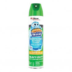 SCRUBBING BUBBLES 889-313358, Disinfectant Restroom Cleaner, 25 oz, Aerosol Can, Unscented