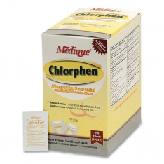MEDIQUE 24148, MED CHLORPHEN TABS 250/BX