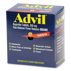 ADVIL 40933, ADVIL TABS 50/BX