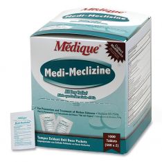 MEDIQUE 47915, MED MEDI-MECLIZINE TABS500/BX