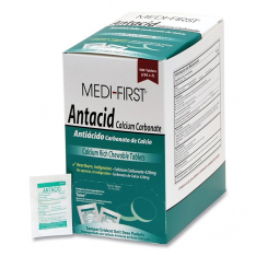 MEDI-FIRST 80213, MF ANTACID TABS 250/BX