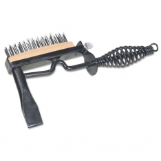 Best Welds 000A, Chipping Hammer, 280 mm L, Chisel with Attached Brush, Spring Handle, 900-000A