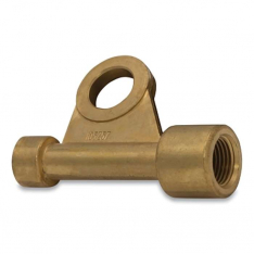 Best Welds 105Z57, Power Cable Adapter, 3/8 in-24, Brass, RH Series 9 and 17 Torches, 900-105Z57